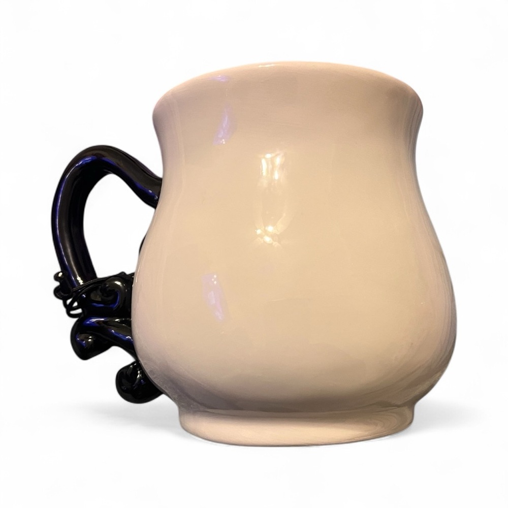 White Mug with Black Owl Design - Picture 3 of 5